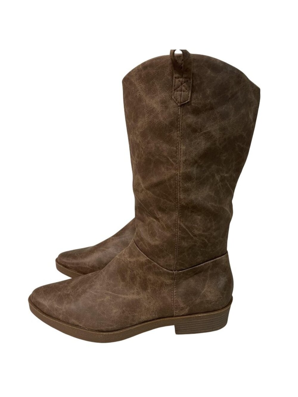 Frye And Co Ivie Boots Womens Size 11 Brown Tall Knee High Faux Leather NWOB